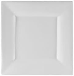 10 Strawberry Street 6" Catering Square Appetizer Plate, Set of 12 - Image 2