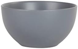 10 Strawberry Street Wazee Matte 5.5"/16oz Cereal Bowl, Set of 6, Charcoal Gray - Image 4