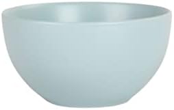 10 Strawberry Street Wazee Matte 5.5"/16oz Cereal Bowl, Set of 6, Mineral Blue - Image 4
