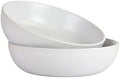 10 Strawberry Street Wazee Matte 9"/48oz Serving Bowl, Set of 2, White by 10StrawberryStreet