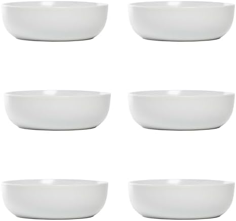 10 Strawberry Street Wazee Matte Coupe Dinnerware, Bowl, White, Set of 6 by 10StrawberryStreet