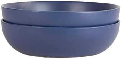 10 Strawberry Street Wazee Matte 9"/48oz Serving Bowl, Set of 2, Midnight Blue - Image 4