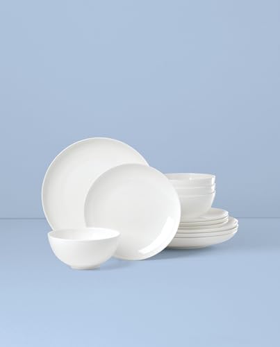Lenox Studio 1414 Coupe Bone China 12-Piece Dinnerware Set for 4 - Image 6