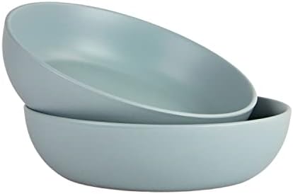 10 Strawberry Street Wazee Matte Coupe Dinnerware, Bowl, Mineral Blue, Set of 6 - Image 3