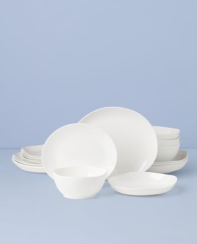 Lenox Studio 1414 Curve Bone China 16-Piece Dinnerware Set for 4 - Image 2