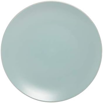 10 Strawberry Street Wazee Matte 8.25" Coupe Salad Plate, Set of 6, Mineral Blue - Image 4
