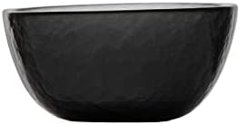 Fortessa Los Cabos Glass Dinnerware Collection, Cereal Salad Fruit Bowl (Set of 4), 6 Inch/ 21 Ounce, Shadow by Unknown