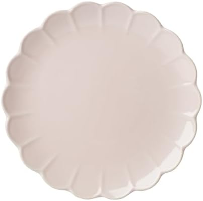 Lenox French Perle Scallop Blush Stoneware 12-Piece Dinnerware Set for 4 - Image 3