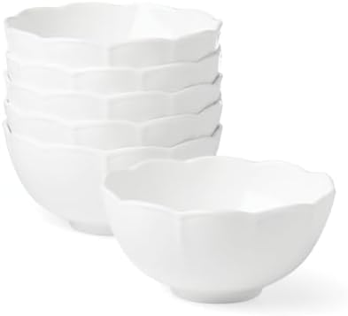 Lenox Studio 1414 Scallop All-Purpose Bowls Set For 6 by Lenox