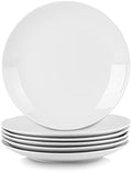 10 Strawberry Street Simply White 10.5" Coupe Dinner Plate, Set of 6 by 10StrawberryStreet