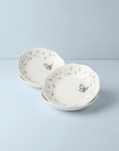 Lenox Butterfly Meadow Porcelain Pasta Bowl Set for 4, 20oz - Image 5