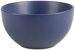 10 Strawberry Street Wazee Matte 5.5"/16oz Cereal Bowl, Set of 6, Midnight Blue - Image 4