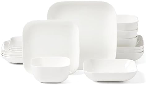 Lenox Studio 1414 Square Bone China 16-Piece Dinnerware Set for 4 by Lenox
