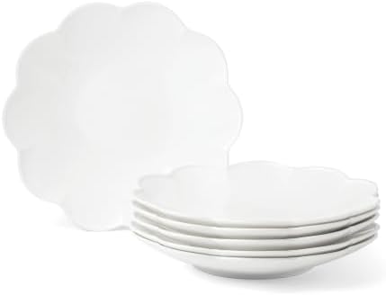 Lenox Studio 1414 Scallop Dinner Plates Set For 6 by Lenox