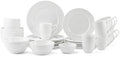 Mikasa Trellis Bone China Lightweight Chip Resistant 40 Piece Dinnerware Set, Service for 8 by Mikasa