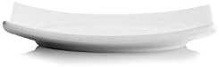 10 Strawberry Street Simply White Ceramic 6 Inch Square Coupe Appetizer Plates, Set of 6 - Modern Serving, Tapas and Snack Plates for Everyday Use, Microwave, Dishwasher and Oven Safe - Image 3