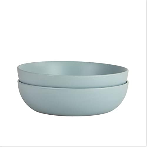 10 Strawberry Street Wazee Matte 9"/48oz Serving Bowl, Set of 2, Mineral Blue - Image 4