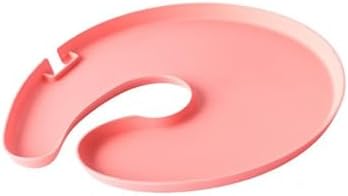 KNORK Eco Single Party Wine Holder, Appetizer Plate, Coral by Knork