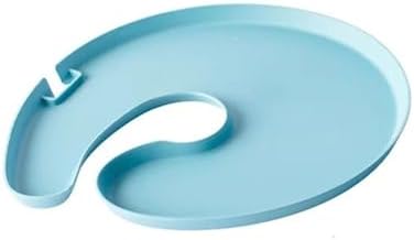 KNORK Eco Single Party Wine Holder, Appetizer Plate, Blue by Knork