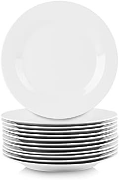 10 Strawberry Street 10.5" Catering Round Dinner Plate, Set of 12 , White by 10StrawberryStreet