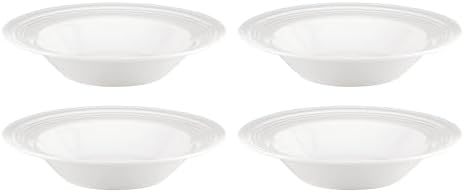 Lenox 897294 Tin Can Alley Rimmed Pasta/Soup Bowls, Set of 4 by Lenox