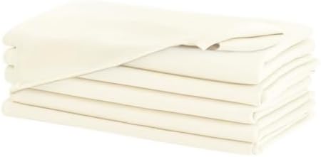 Hiasan Cloth Napkins Set of 6, 20 x 20 Inch, Ivory - Image 2
