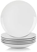 10 Strawberry Street Simply White 7.5" Coupe Salad Plate, Set of 6 by 10StrawberryStreet