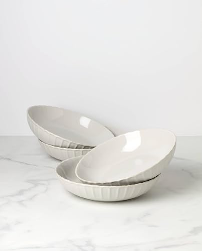 Lenox 897192 French Perle Scallop Dinner Bowls, Set of 4 - Image 2