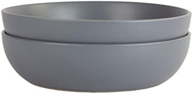 10 Strawberry Street Wazee Matte 9"/48oz Serving Bowl, Set of 2, Charcoal - Image 4