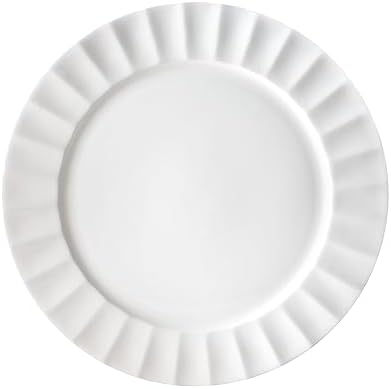 Everyday White by Fitz and Floyd Nevaeh Fluted 16 Piece Dinnerware Set, Service for 4 - Image 6