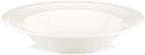Lenox Tin Can Alley Rimmed Bowl,White by Lenox