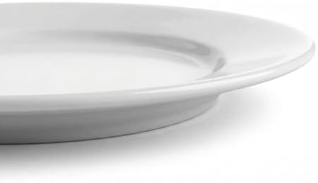 Ceramic Dessert Plates Set of 6, White Porcelain Round Shaped Dinner Plates, 8 Inch Small Salad Appetizer Plates, Dishwasher Microwave Oven Safe - Image 6