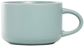 10 Strawberry Street Wazee Matte 4.75"/22 oz Oversized Mug, Set of 6, Mineral Blue - Image 5