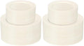 I00000 102 Pcs Ivory Plastic Plates, Disposable Party Plates Include 51 Ivory Dinner Plate 10’’ and 51 Plastic Dessert Plate 7’’ Perfect for Birthday, Party & Wedding (Pack of 2) by I00000