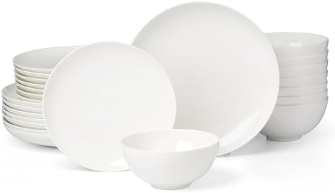 Lenox Studio 1414 Coupe Bone China 24-Piece Dinnerware Set for 8 by Lenox