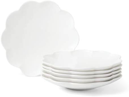 Lenox Studio 1414 Scallop Accent Plates Set For 6 by Lenox
