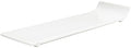 Vikko Rectangular Appetizer Plates, Set of 4 Small White Plate with Lifted Edge, Elegant Dishware for Serving Entres, Appetizers and Desserts, Dishwasher Safe, Microwave Safe