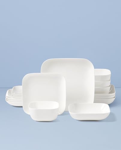 Lenox Studio 1414 Square Bone China 16-Piece Dinnerware Set for 4 - Image 2