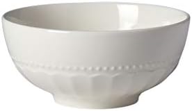 TTU Tabletops Gallery Embossed Bone White Porcelain Round Dinnerware Collection- Chip Resistant Scratch Resistant, Mosaico 16 Piece Dinnerware Set (Dinner Plate, Salad Plate, Cereal Bowl, Mug) - Image 6