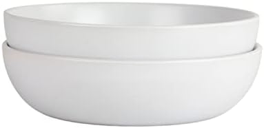 10 Strawberry Street Wazee Matte 9"/48oz Serving Bowl, Set of 2, White - Image 5