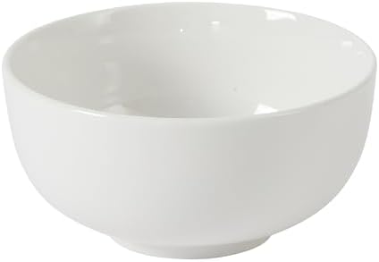 Gibson Home Summit View 17-Piece Porcelain Plates and Bowls Set W/Metal Rack - Plates, Bowls & Mugs Dinnerware Set for 4 - White - Image 6