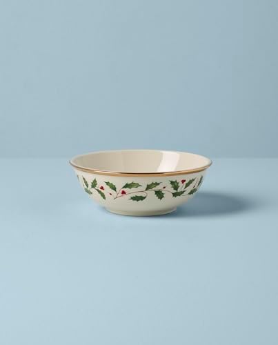 Lenox 883431 Holiday Place Setting Bowl, Red & Green, Christmas Dinnerware - Image 2