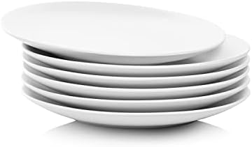 10 Strawberry Street Wazee Matte 8.25" Coupe Salad Plate, Set of 6, White - Image 2