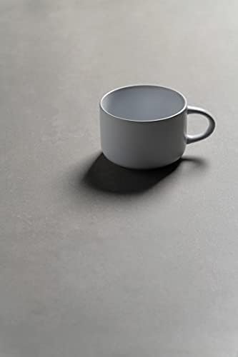 10 Strawberry Street Wazee Matte 4.75"/22 oz Oversized Mug, Set of 6, White - Image 5