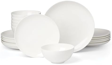 Lenox Studio 1414 Coupe Bone China 18-Piece Dinnerware Set for 6 by Lenox