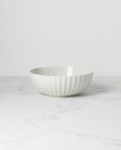 Lenox French Perle Scallop Serving Bowl, 3.60 LB, White - Image 2