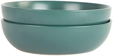 10 Strawberry Street Wazee Matte 9"/48oz Serving Bowl, Set of 2, Emerald Green - Image 4