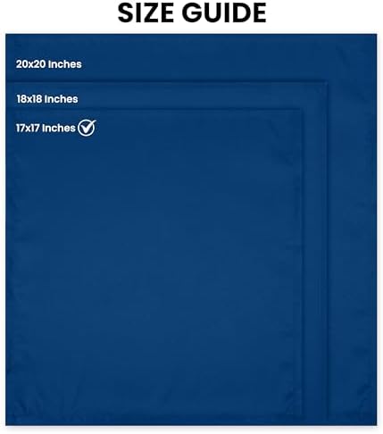 Utopia Home [24 Pack, Royal Blue] Cloth Napkins 17x17 Inches 100% Polyester - Image 2