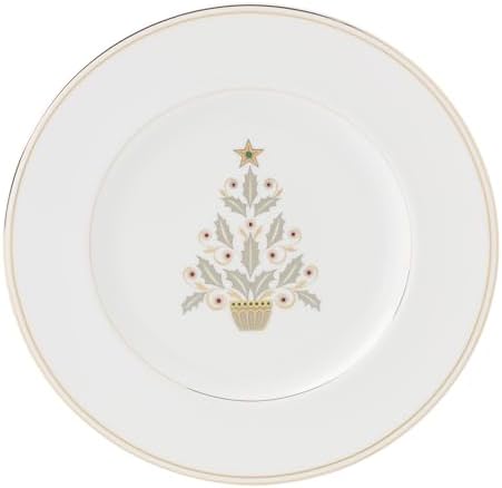 Lenox Federal Gold Christmas Accent Plates, Appetizer Set for 4 - Image 2
