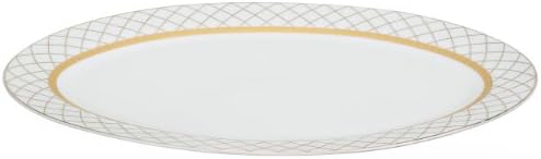 Lorren Home Trends 57-Piece Porcelain Dinnerware Set, Beatrice, Service for 8 - Image 3